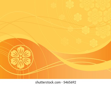 Floral Background (editable vector). In the gallery also available jpeg image made from this vector