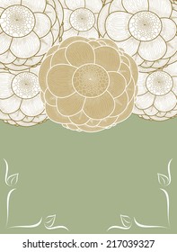 Floral background. Element for design.