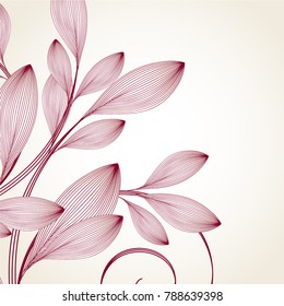 Fondo floral. Elemento para el diseño.