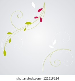 Floral background. Element for design. Vector illustration.