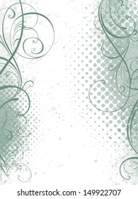 floral background, EPS 10, vector, floral style