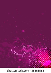 floral background, EPS 10, vector, floral style