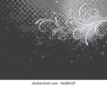 floral background, EPS 10, vector, floral style