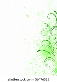 floral background, EPS 10, vector, floral style