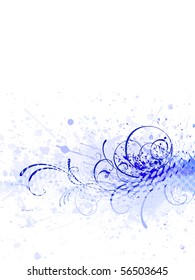 floral background, EPS 10, vector, floral style
