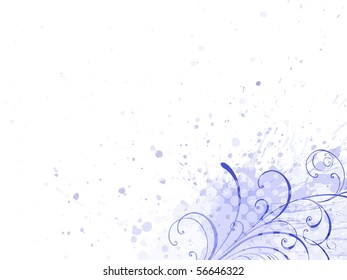 floral background, EPS 10, vector, floral style