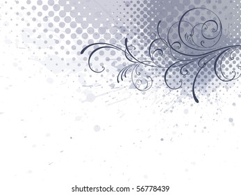 floral background, EPS 10, vector, floral style