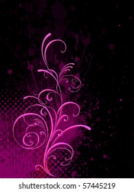 floral background, EPS 10, vector, floral style