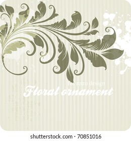 floral background, EPS 10, vector, floral style