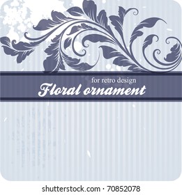 floral background, EPS 8, vector, floral style