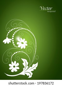Floral Background. Eps10.