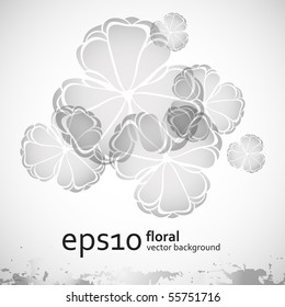 floral background, eps10