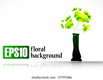 floral background, eps10