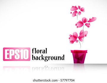 floral background, eps10