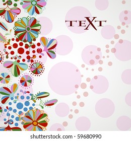 floral background, eps10