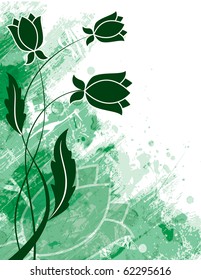Floral Background. eps10.