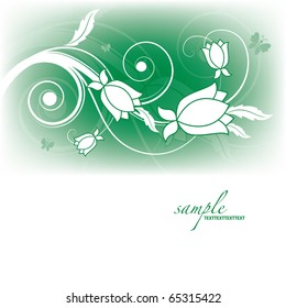Floral Background. eps10.