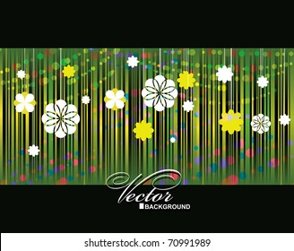 floral background eps10