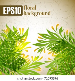 floral background, eps10