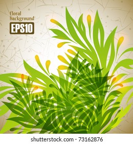 floral background, eps10
