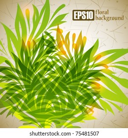 floral background, eps10