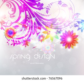 Blumenhintergrund. EPS10