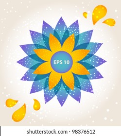Floral Background. Eps10