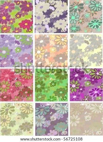 Floral background eps10