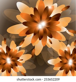 Floral Background. Eps10 Format.