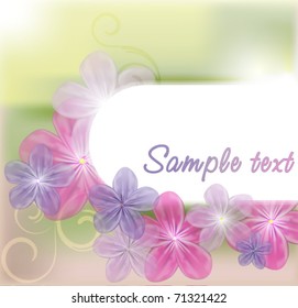 floral background, eps10 format