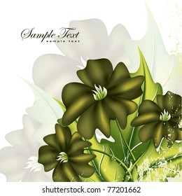 Floral Background. Eps10 Format.