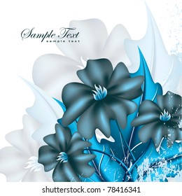 Floral Background. Eps10 Format.