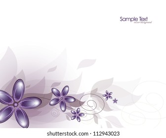 Floral Background. Eps10 Format. Abstract Illustration.