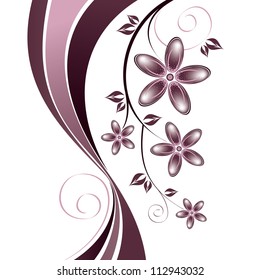 Floral Background. Eps10 Format. Abstract Illustration.