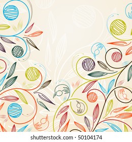 floral background eps8
