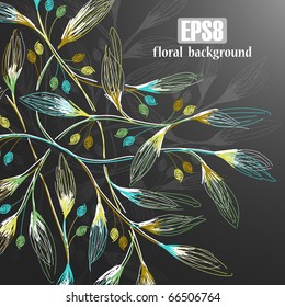 floral background, eps8