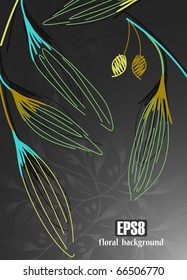 floral background, eps8