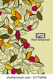 floral background, eps8