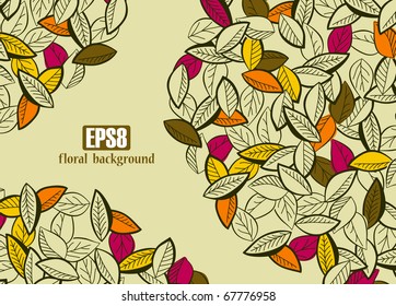 floral background, eps8