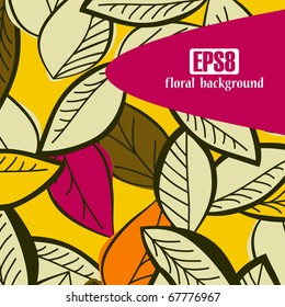 floral background, eps8