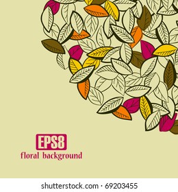 floral background, eps8