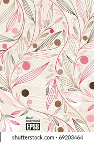 floral background, eps8