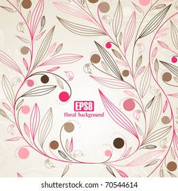floral background, eps8