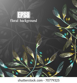 floral background, eps8
