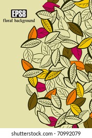 floral background, eps8