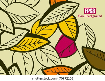 floral background, eps8