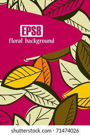 floral background, eps8