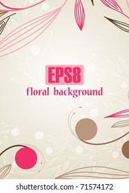 floral background, eps8