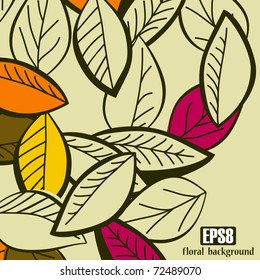 floral background, eps8