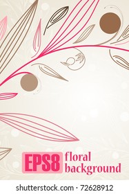 floral background, eps8